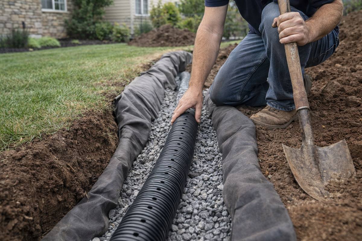 French Drain Installation in Boise Idaho