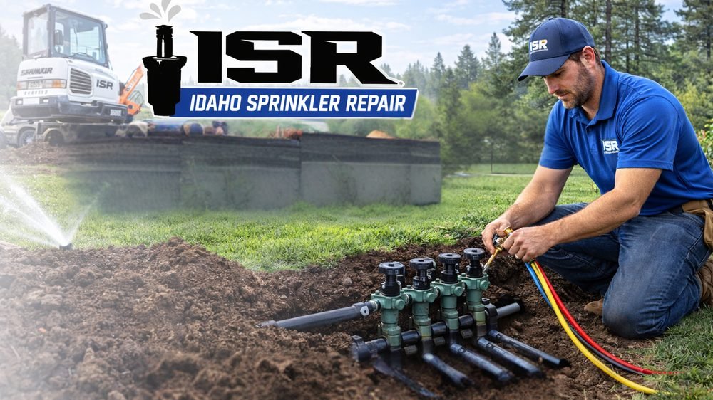 Sprinkler system installation by Idaho Sprinkler Repair